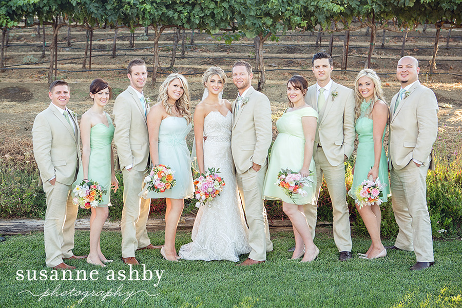 Taber Ranch wedding bridal party pictures