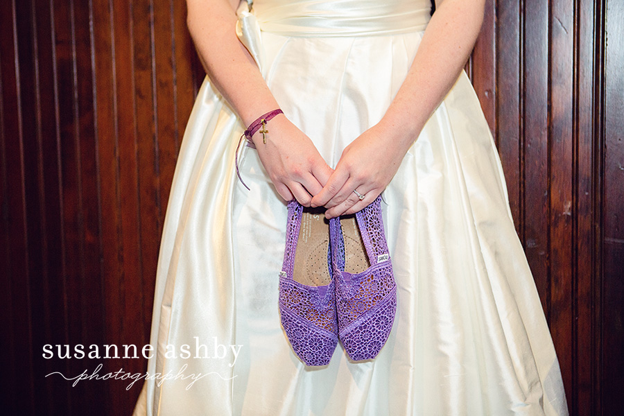 Napa Wedding details photography TOMS shoes