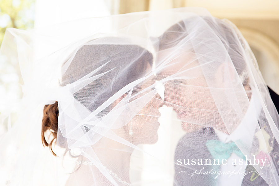 Monterey wedding photography veil shot
