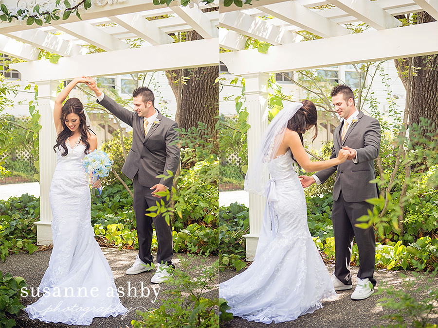 Monterey garden wedding photography