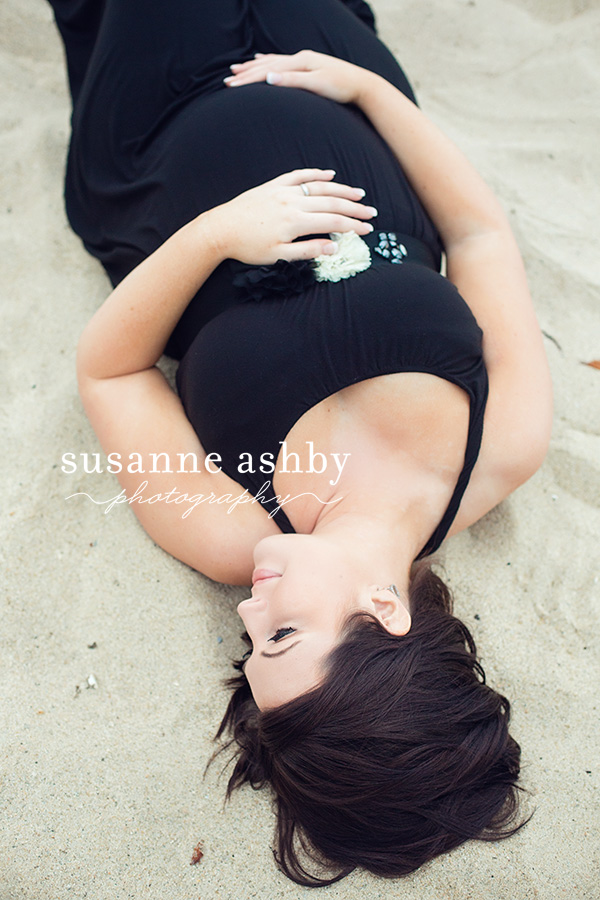 Bay Area beach maternity portraits photography
