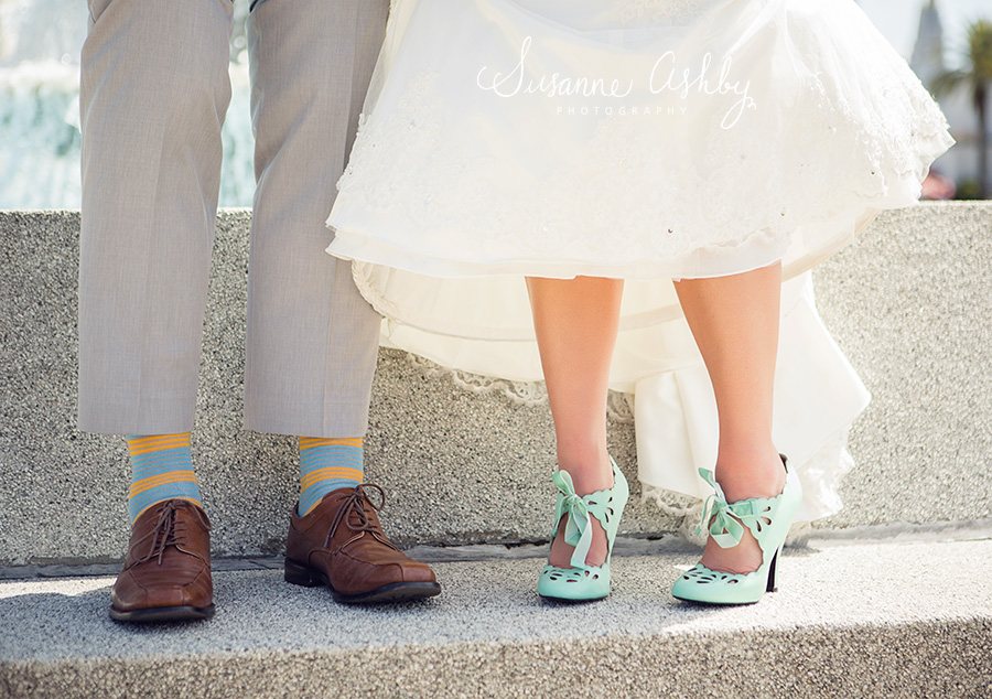 mint wedding shoes Monterey photographer
