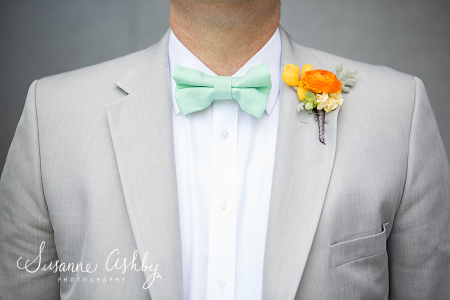 mint bow tie wedding ideas