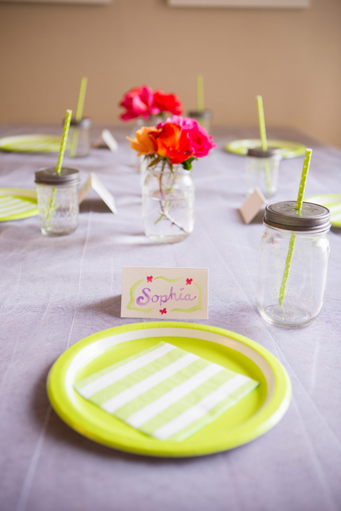 tinkerbell watercolor birthday event photography