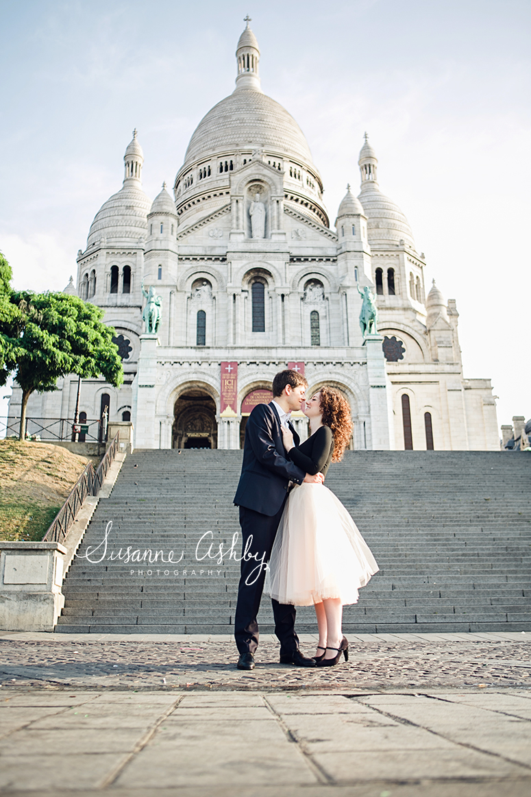 Sacra Ceour Montmartre engagement photography