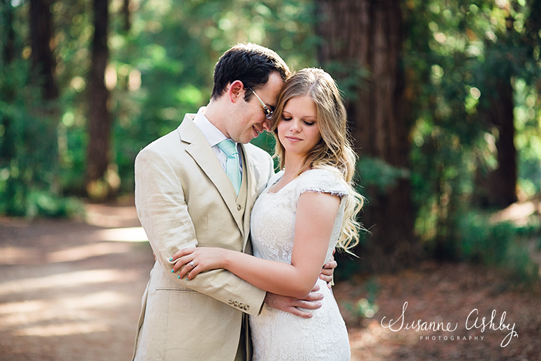 Sacramento Wedding Photographer Davis Arboretum redwoods bridal portraits