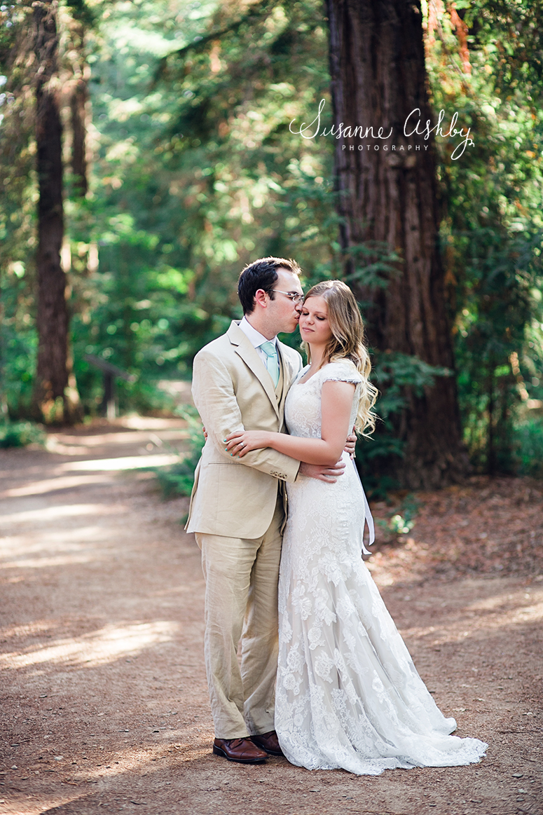 Sacramento Wedding Photographer Davis Arboretum redwoods bridal portraits