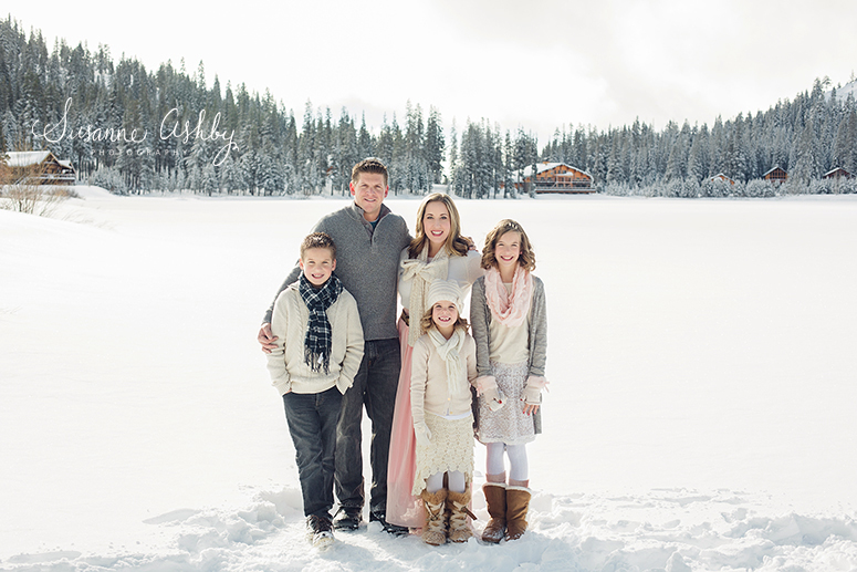 Sacramento Lake Tahoe wedding photographer snow portraits session