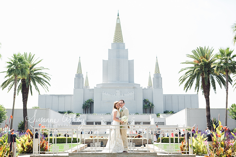 Sacramento Bay Area Oakland LDS temple wedding photographer