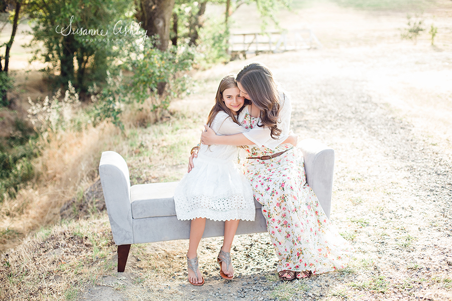 Gibson Ranch Family Portraits Mom daughter photography