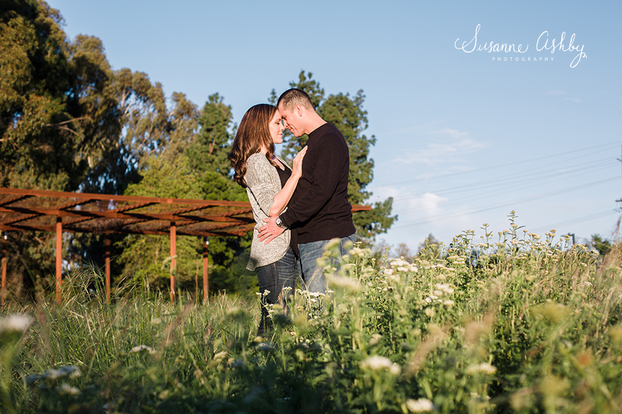Davis arboretum engagement session Sacramento wedding photographers