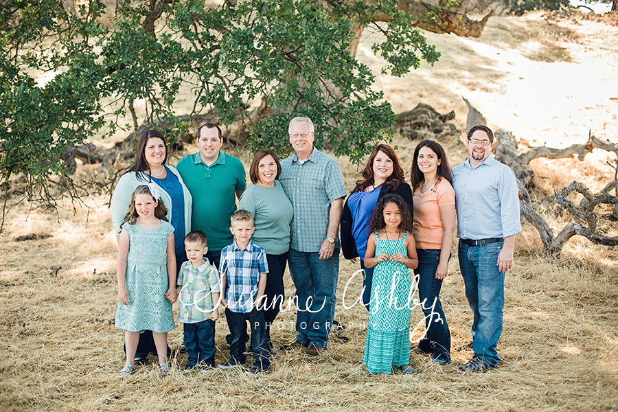 Sacramento Extended Family Reunion Childrens Portraits Photographer