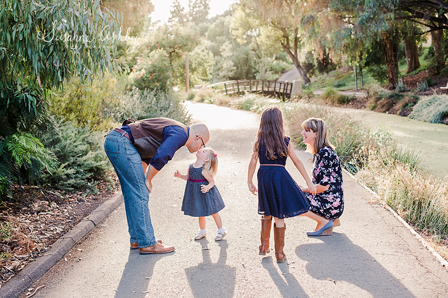 Davis Arboretum Maternity Family Photographer