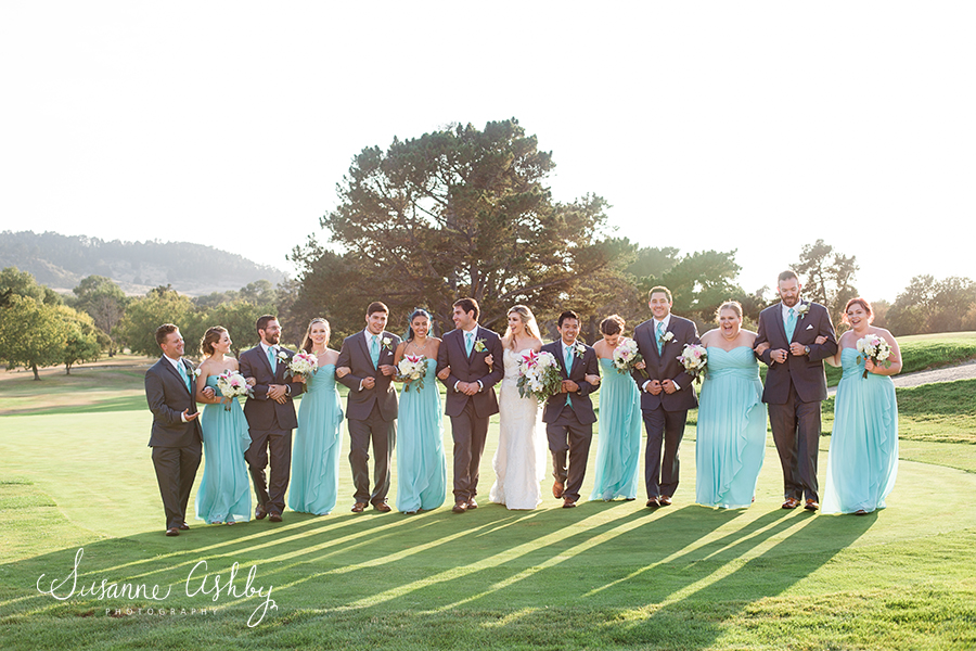 Hyatt Highlands Carmel Valley Big Sur wedding photography photographer bridal party rancho canada carmel valley